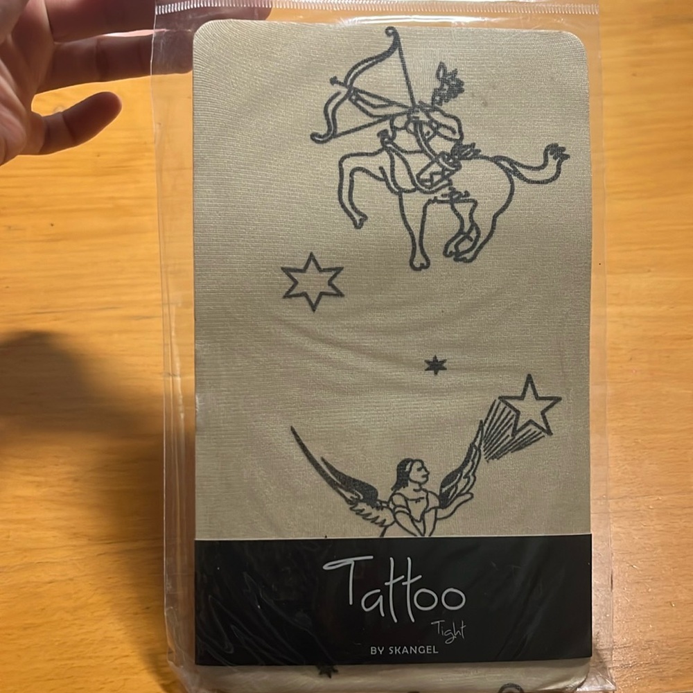 Horoscope tattoo tights. Fits size small- large - Picture 2 of 3
